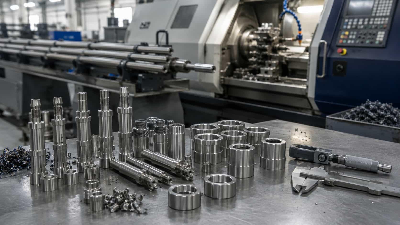 Peças usinadas em torno automático: quando compensa?